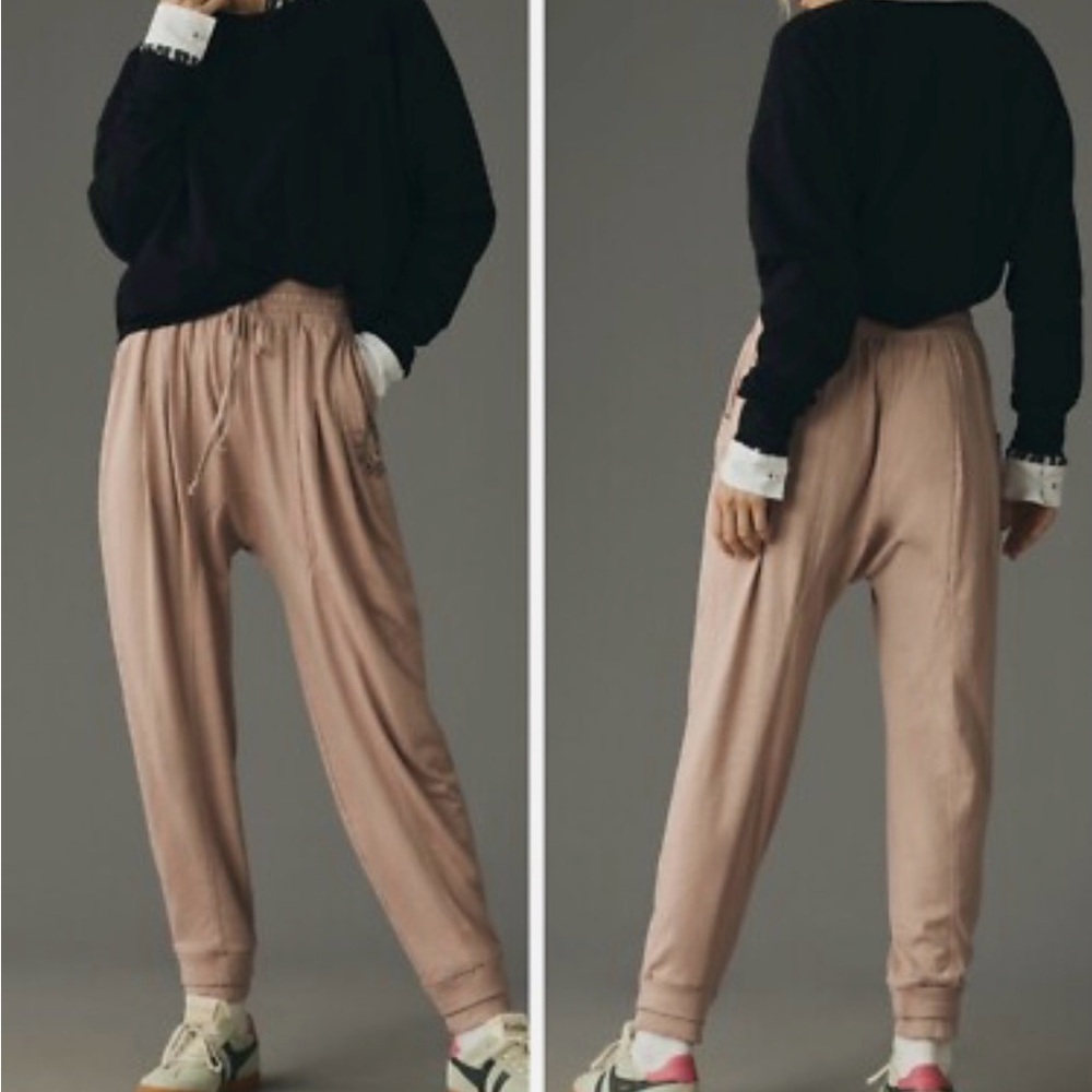 Anthropologie Daily Practice Pleated Joggers